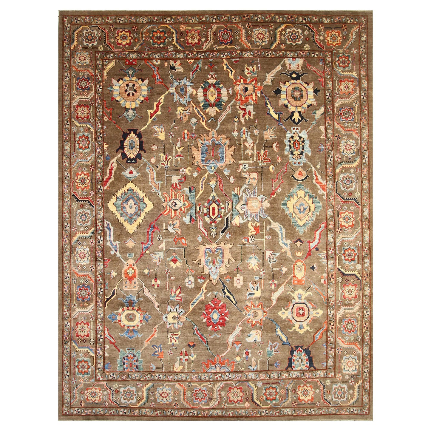 ARYANA ARYAN BROWN / MULTI 9' X 11'9"