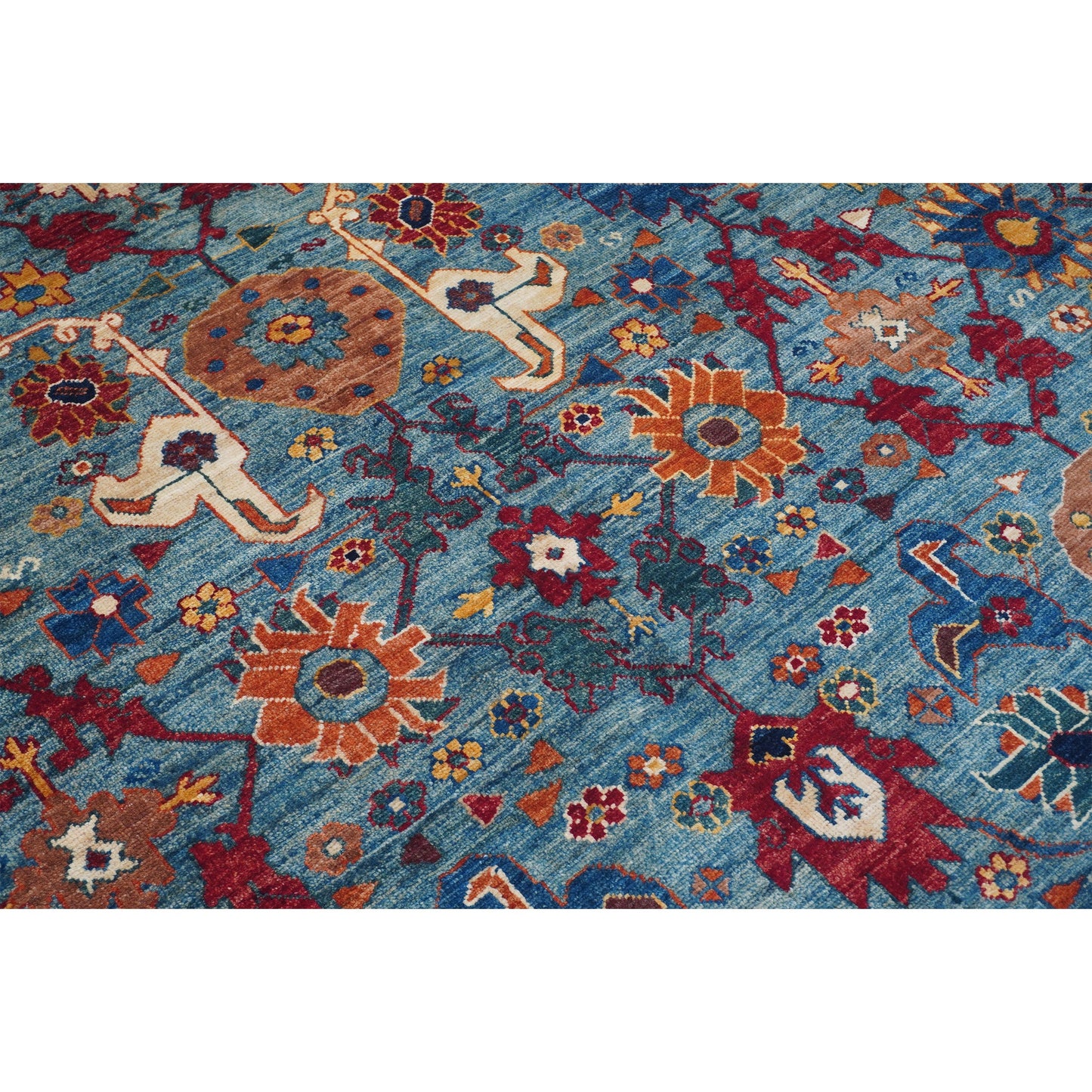 ARYANA ARYAN BLUE / RED 8' X 9'11"