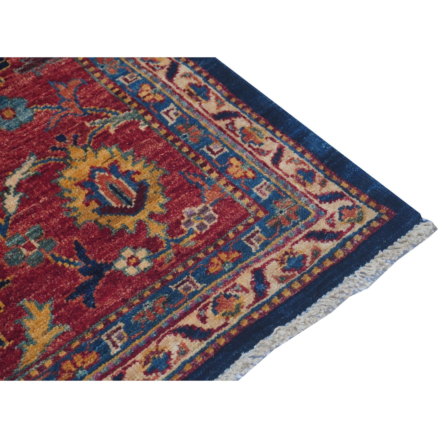 ARYANA ARYAN BLUE / RED 9'6" X 13'9"
