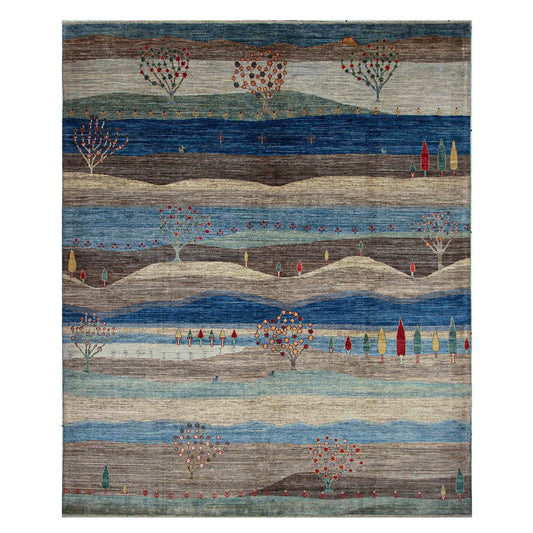ARYANA GABEH BLUE / MULTI 8' X 9'8"