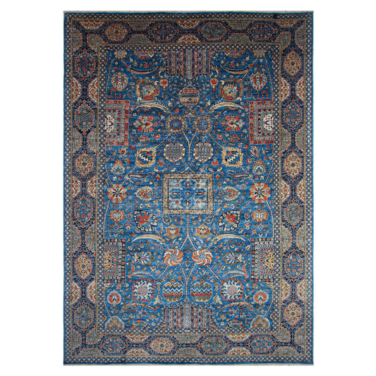 ARYANA ARYAN BLUE / WHITE 9'8" X 13'7"