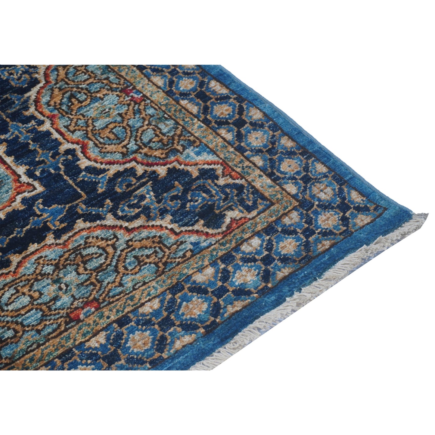 ARYANA ARYAN BLUE / WHITE 9'8" X 13'7"
