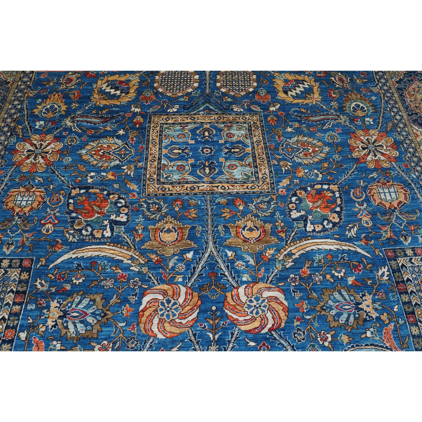 ARYANA ARYAN BLUE / WHITE 9'8" X 13'7"