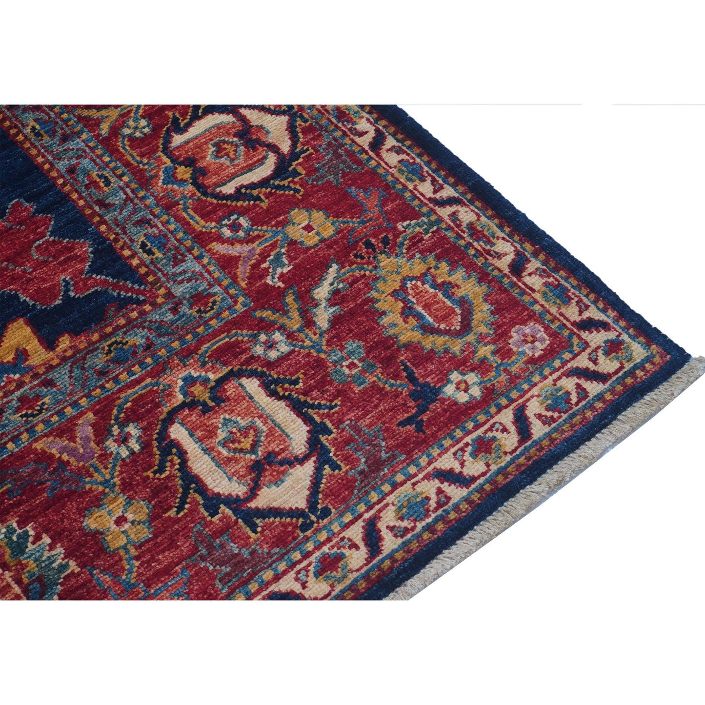 ARYANA ARYAN BLUE / RED 9' X 11'8"