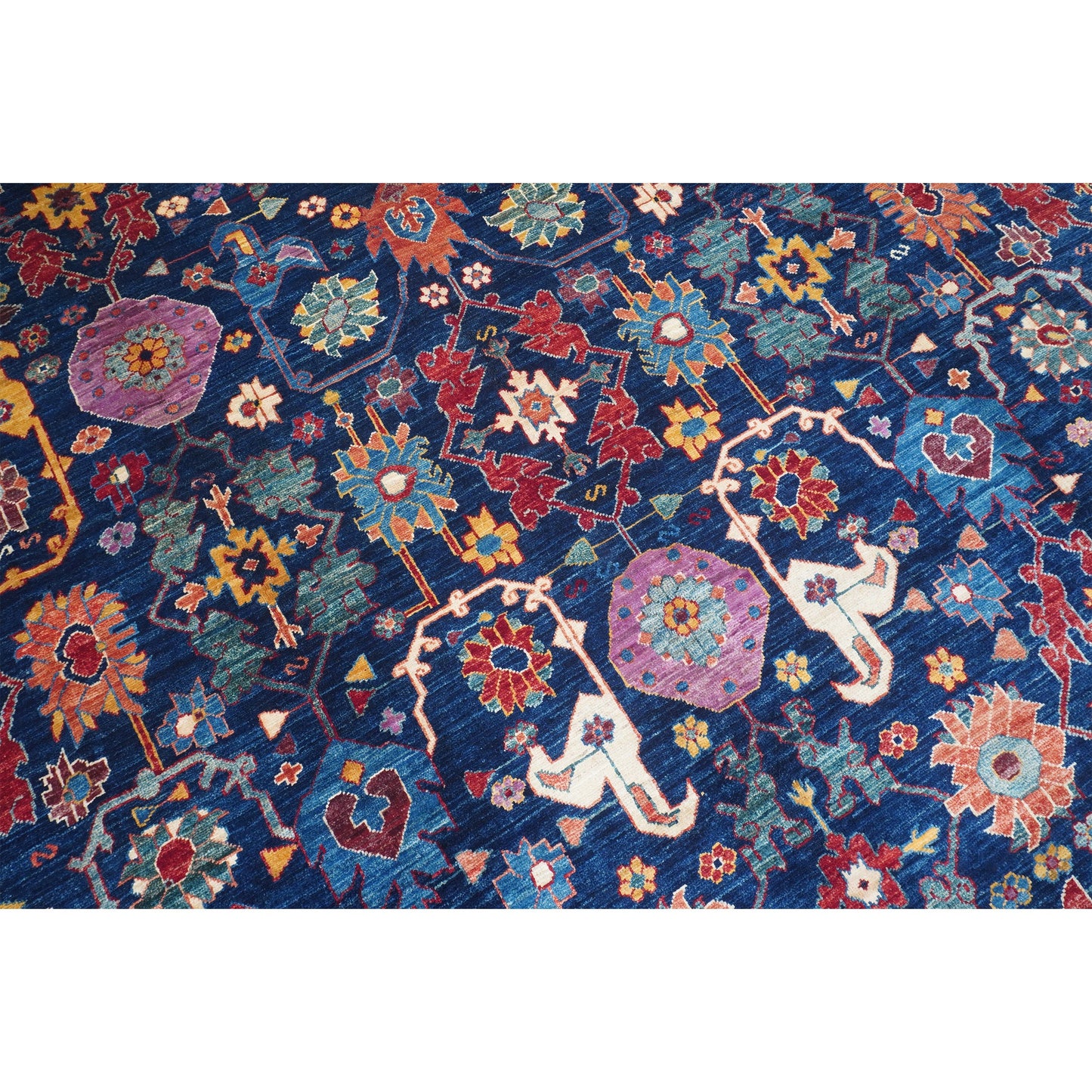ARYANA ARYAN BLUE / RED 9' X 11'8"