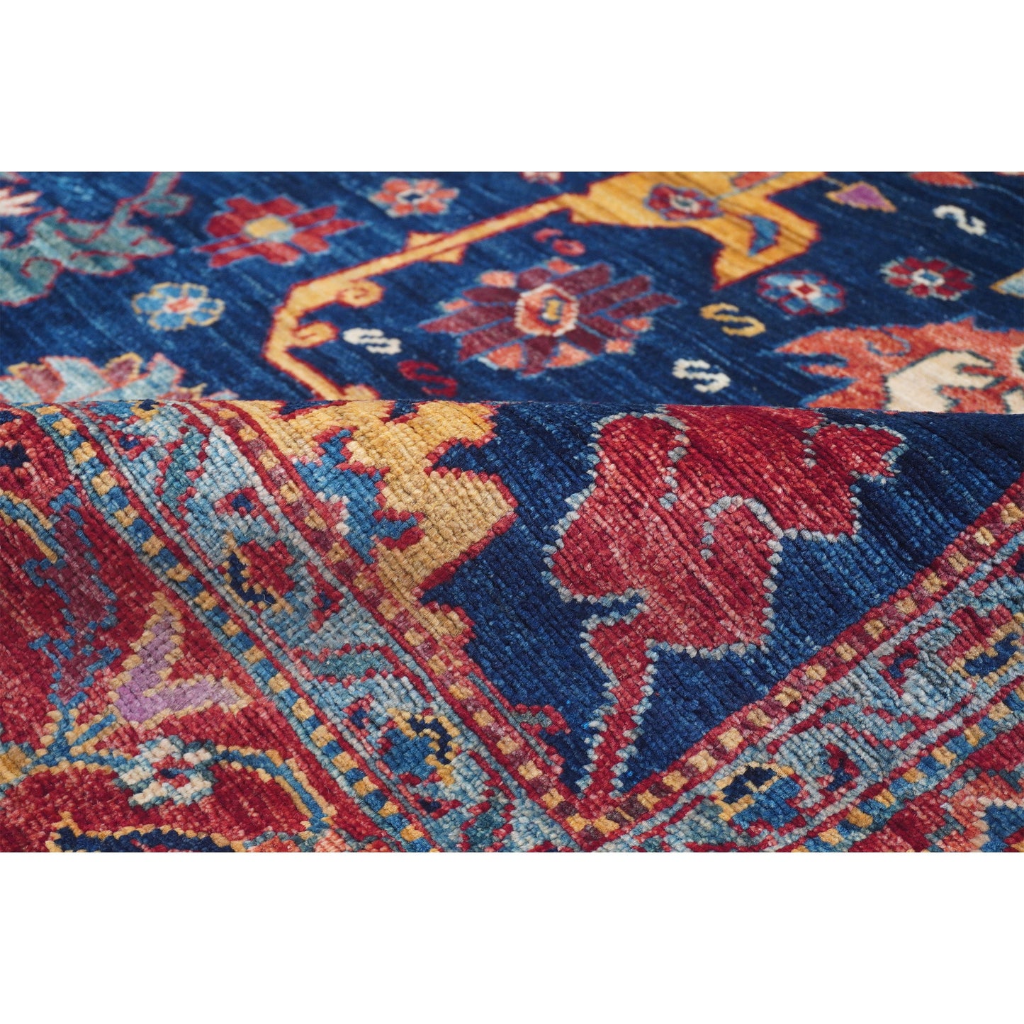 ARYANA ARYAN BLUE / RED 9' X 11'8"