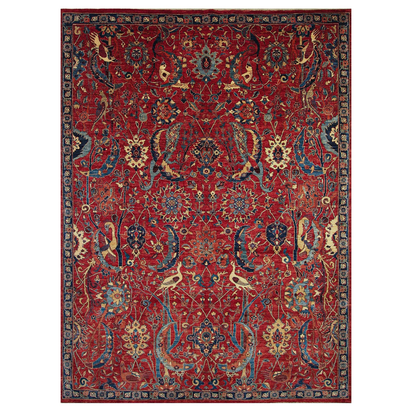 ARYANA ARYAN RED / BLUE 8'11" X 12'