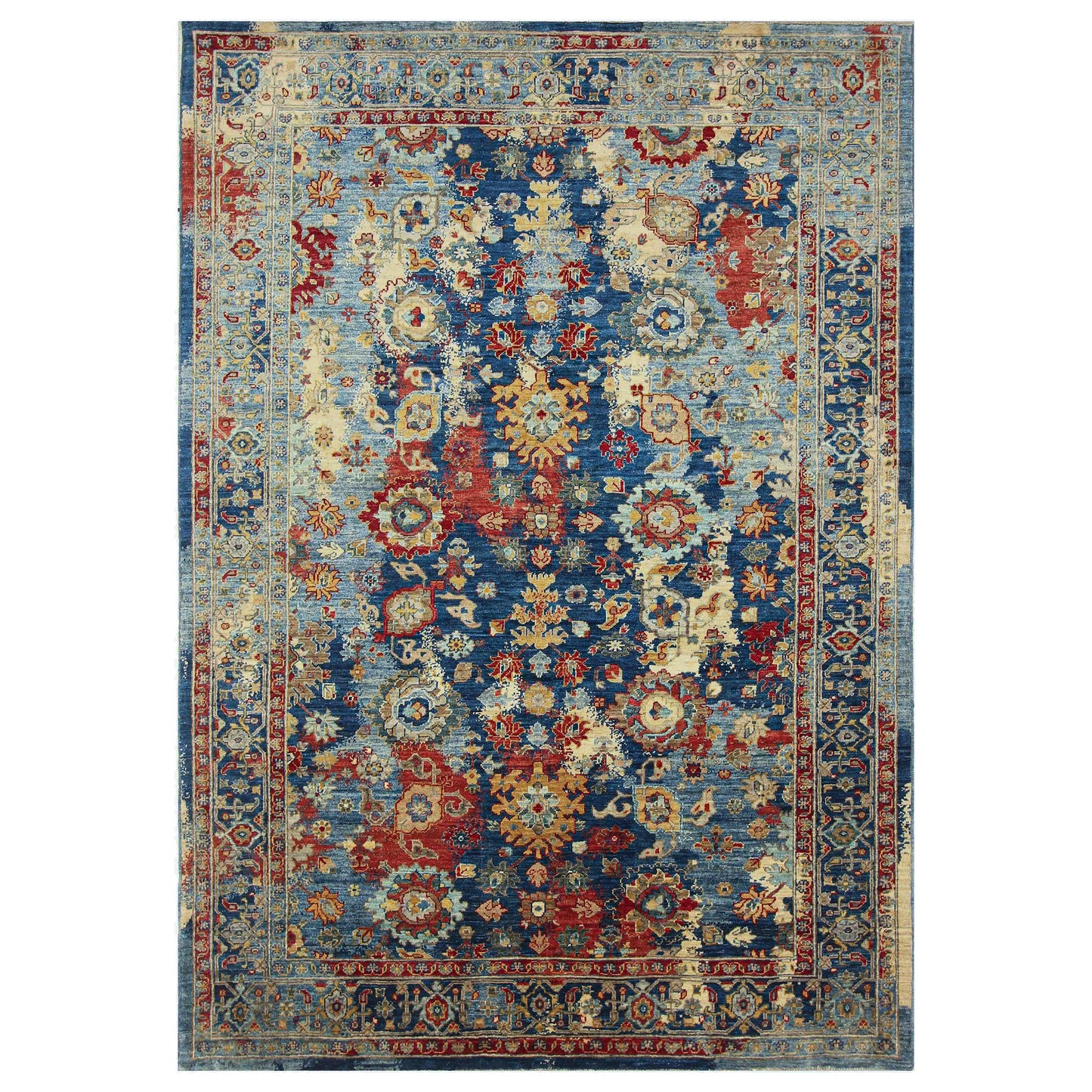 ARYANA SAMAR LIGHT BLUE / MULTI 6' X 8'7"