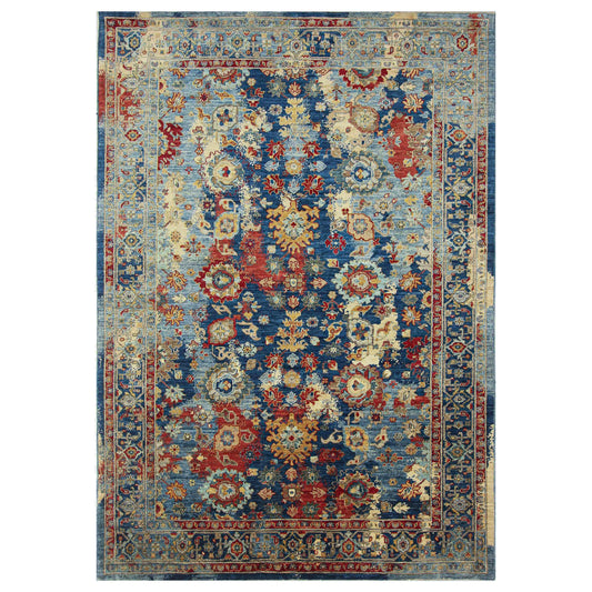 ARYANA SAMAR LIGHT BLUE / MULTI 6' X 8'7"