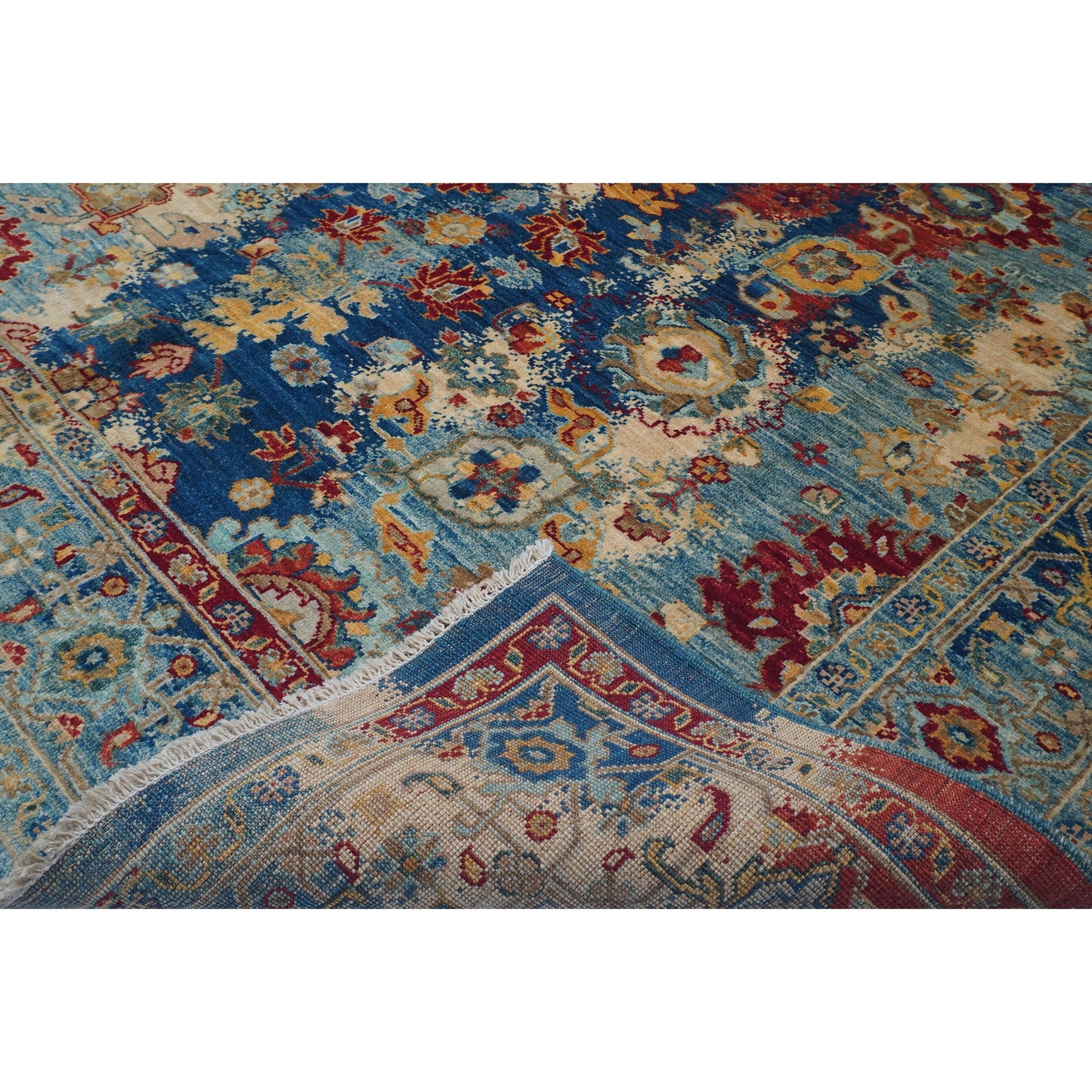 ARYANA SAMAR LIGHT BLUE / MULTI 6' X 8'7"