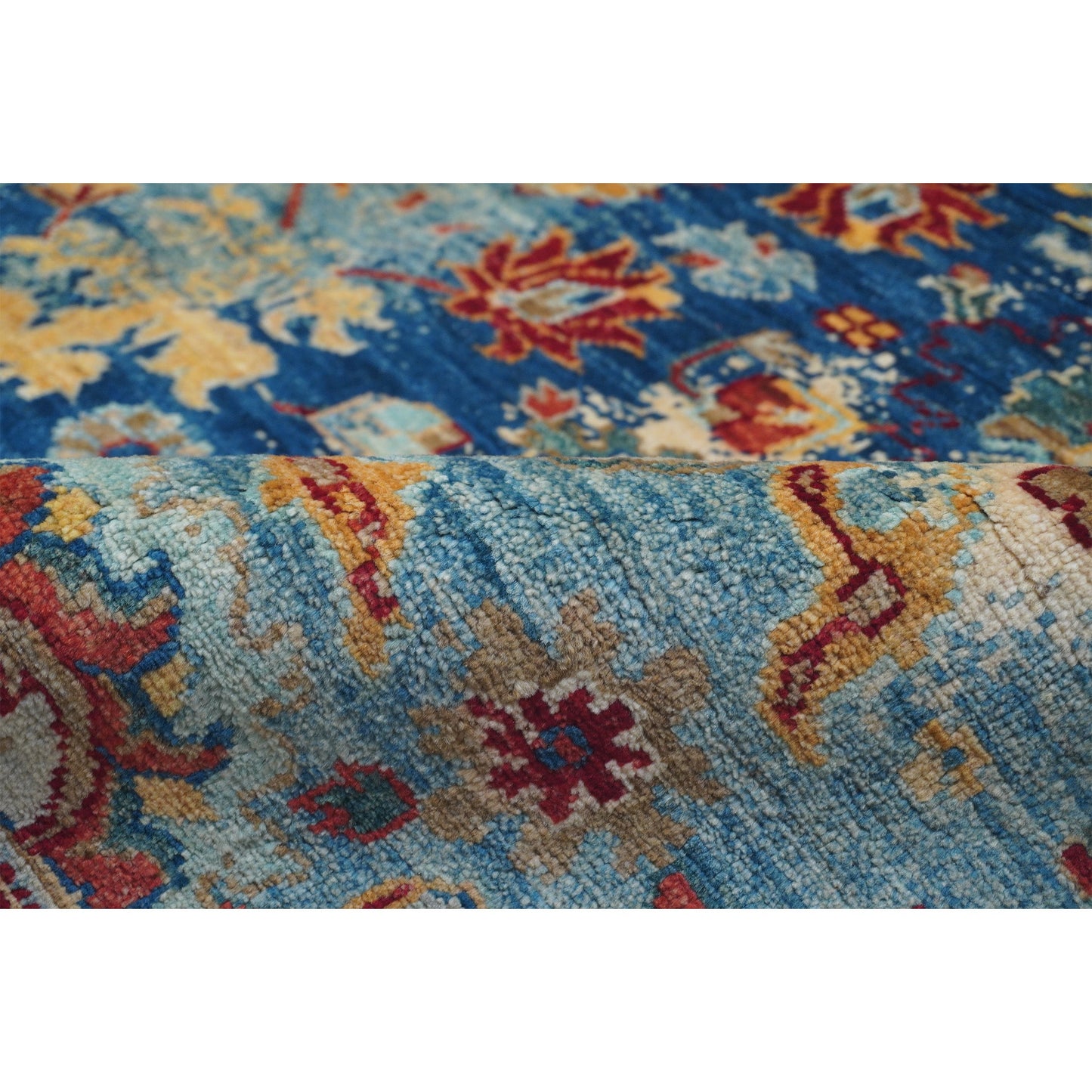 ARYANA SAMAR LIGHT BLUE / MULTI 6' X 8'7"