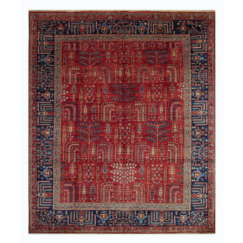 ARYANA ARYAN RED / BLUE 8' X 9'9"