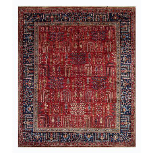 ARYANA ARYAN RED / BLUE 8' X 9'9"