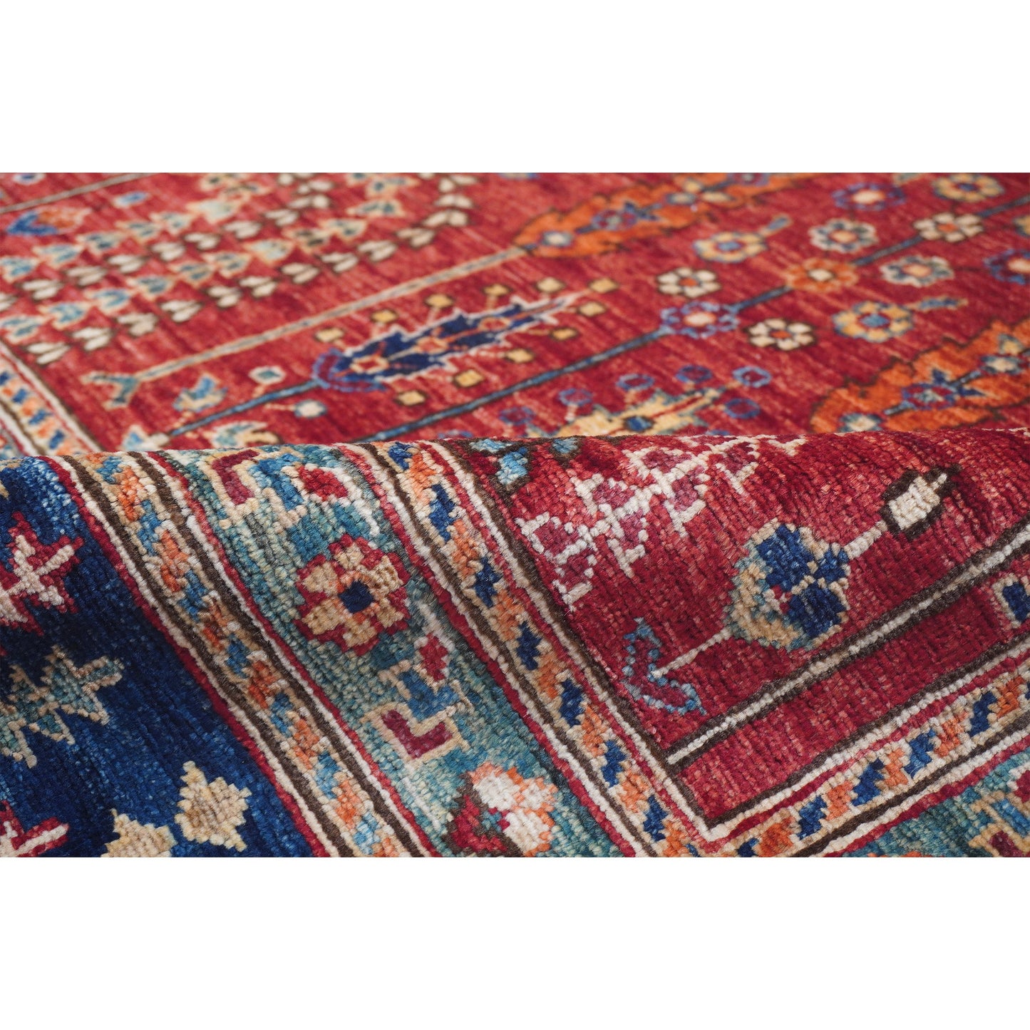 ARYANA ARYAN RED / BLUE 8' X 9'9"