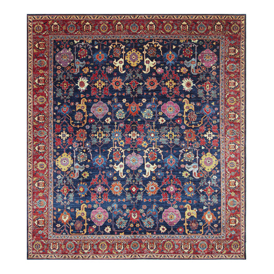 ARYANA ARYAN BLUE / RED 8'4" X 9'8"