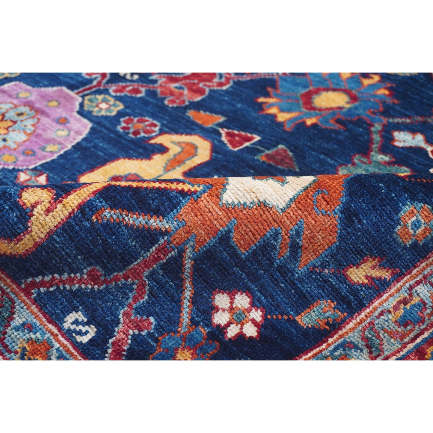 ARYANA ARYAN BLUE / RED 8'4" X 9'8"