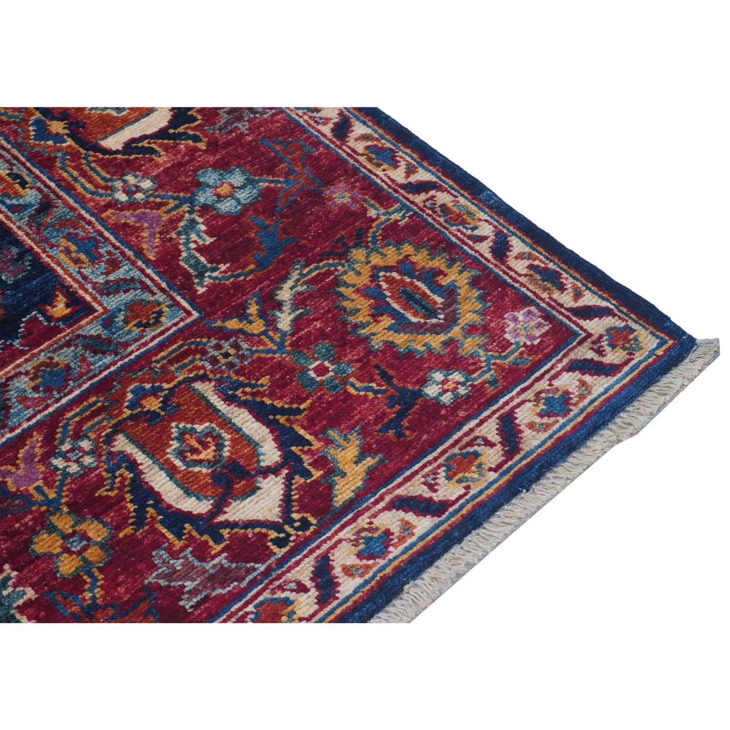 ARYANA ARYAN BLUE / RED 8'4" X 9'8"