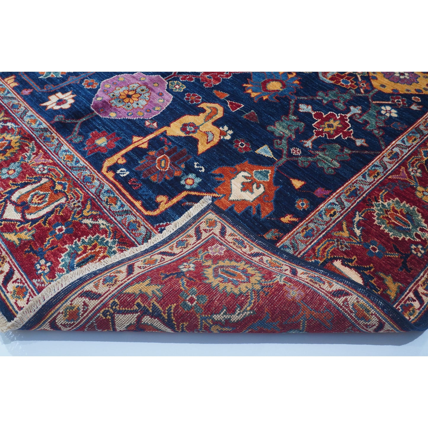 ARYANA ARYAN BLUE / RED 8'4" X 9'8"