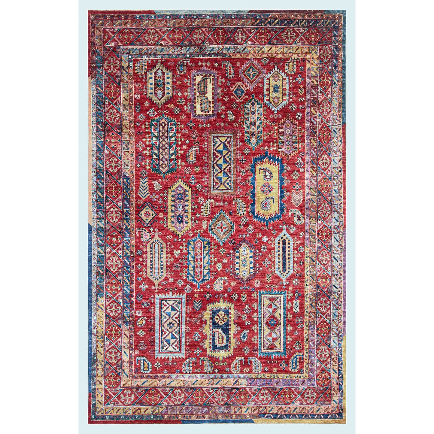 ARYANA ARYAN RED / MULTI 5'9" X 9'3"