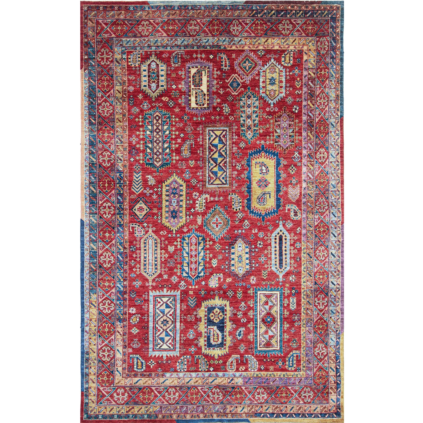 ARYANA ARYAN RED / MULTI 5'9" X 9'3"