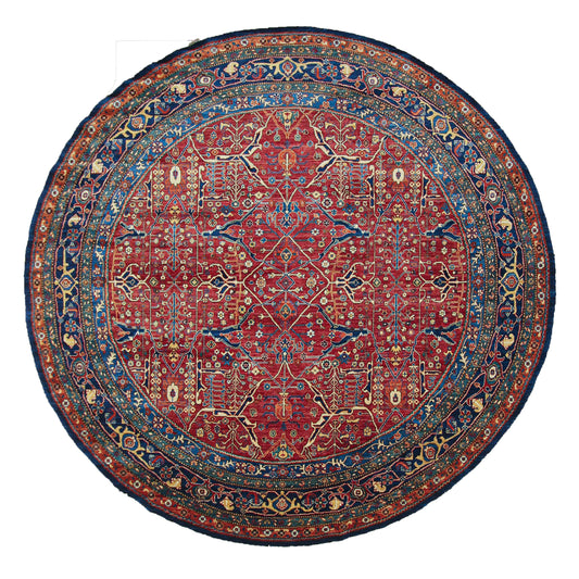 ARYANA SAMAR RED / BLUE 9'6" X 9'9"