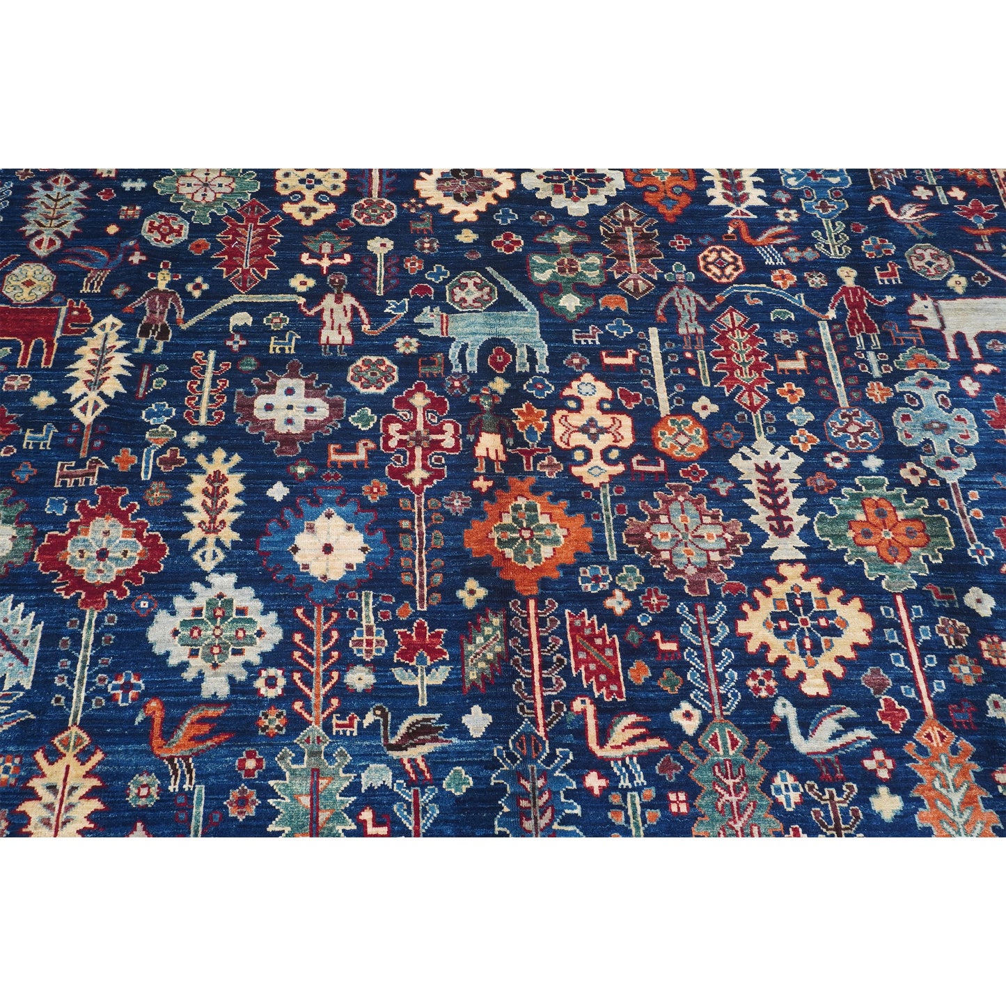 ARYANA ARYAN BLUE / RED 8'2" X 9'11"