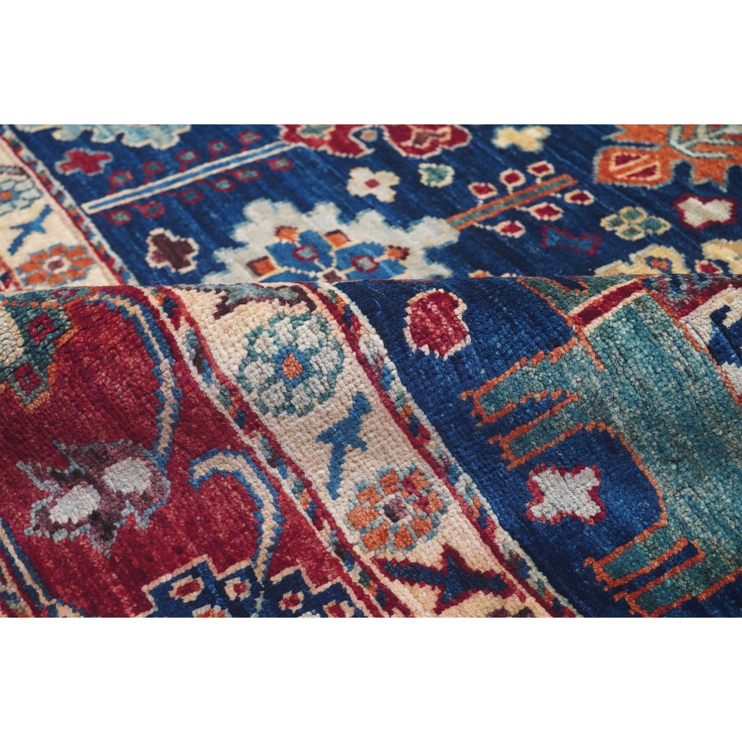 ARYANA ARYAN BLUE / RED 8'2" X 9'11"