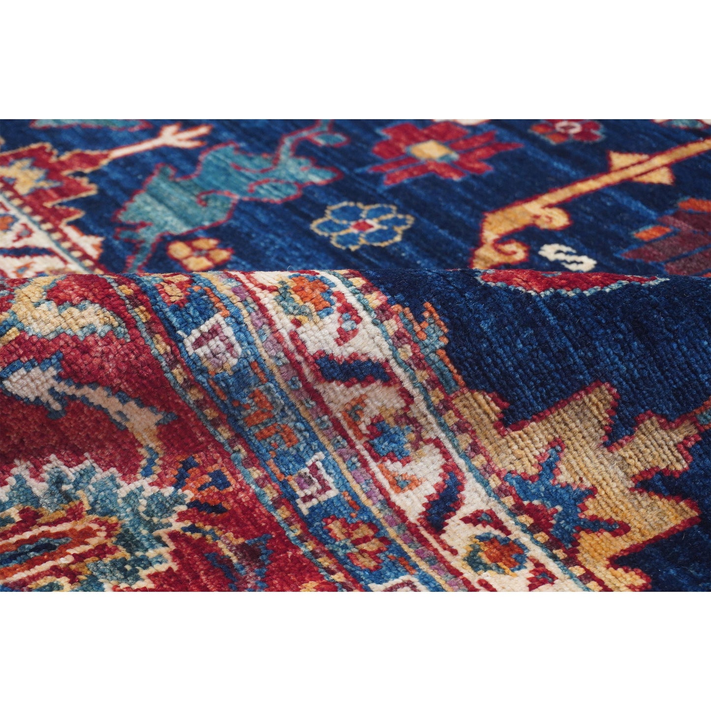 ARYANA ARYAN BLUE / RED 9'9" X 13'6"