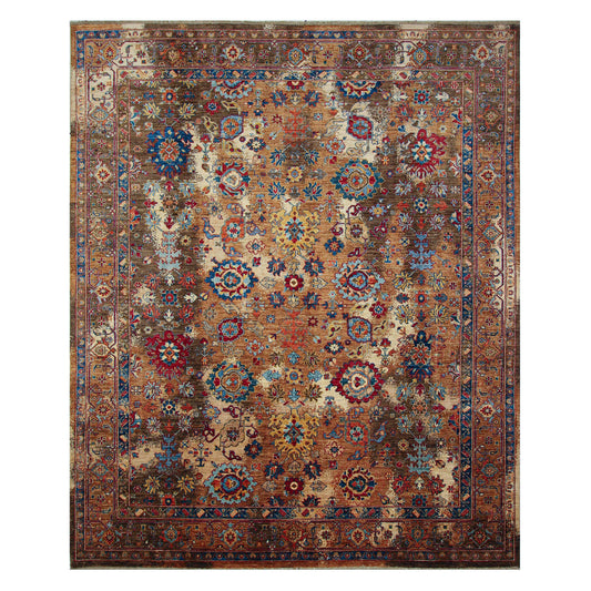 ARYANA SAMAR BEIGE / BLUE 8'1" X 9'9"