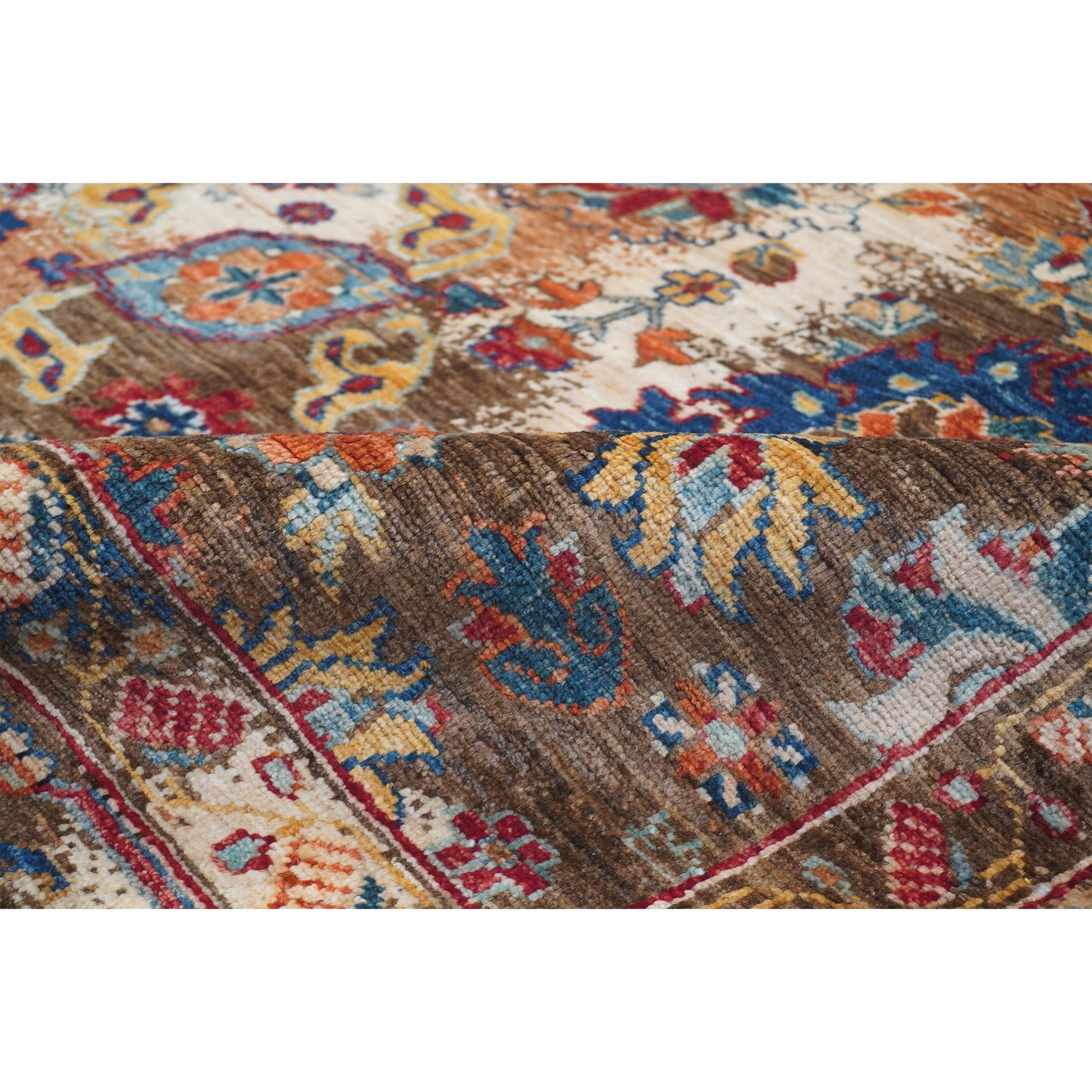 ARYANA SAMAR BEIGE / BLUE 8'1" X 9'9"