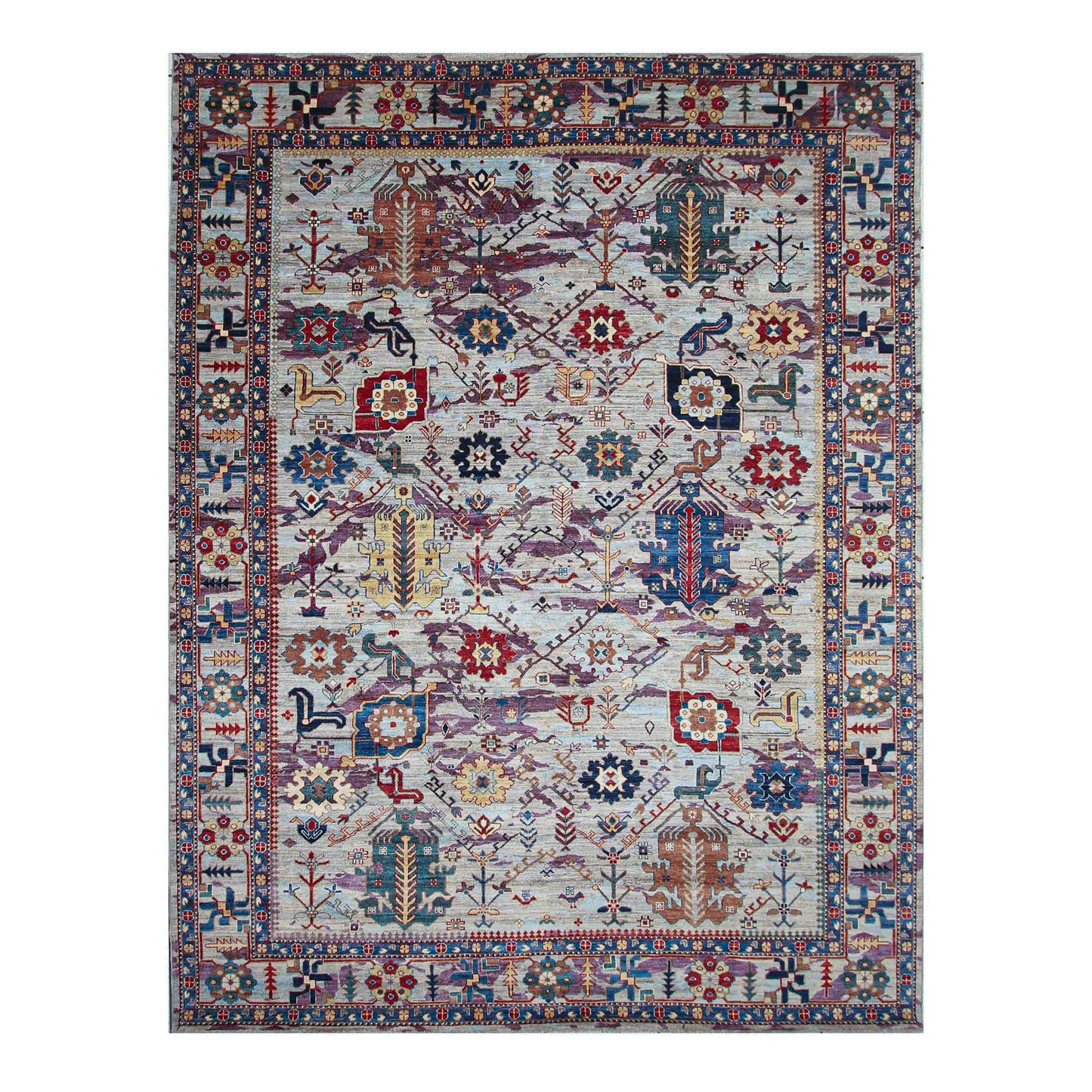 ARYANA SAMAR SILVER / GREY 9'2" X 11'9"