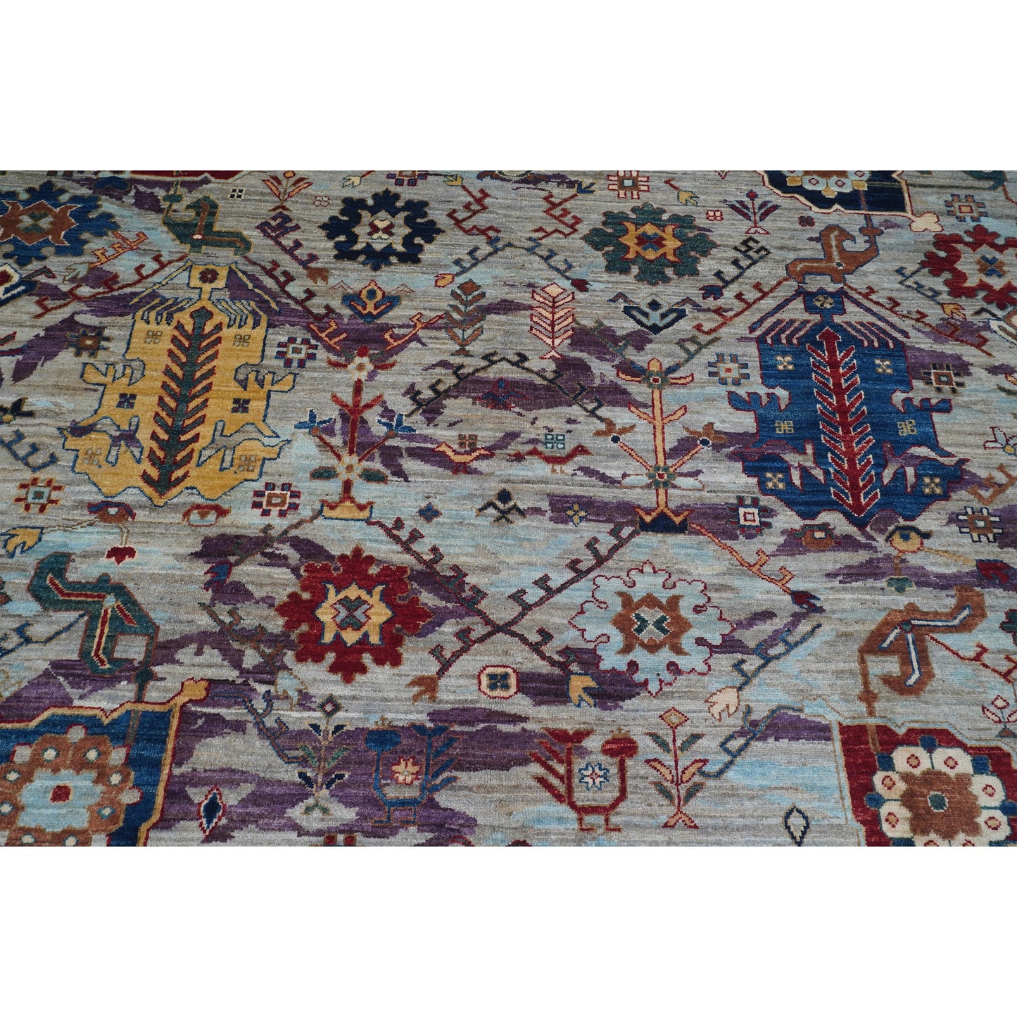 ARYANA SAMAR SILVER / GREY 9'2" X 11'9"