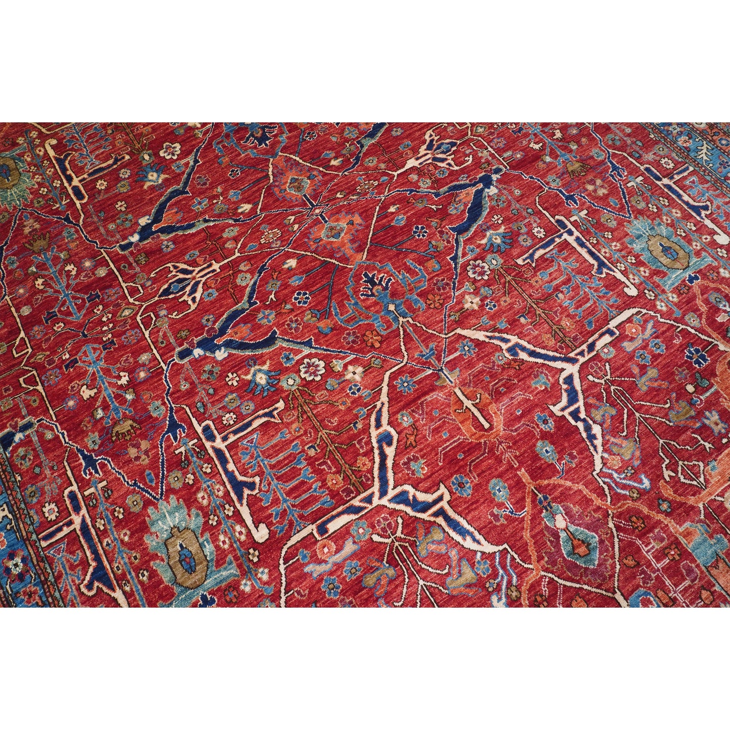 ARYANA ARYAN RED / BLUE 9'10" X 14'