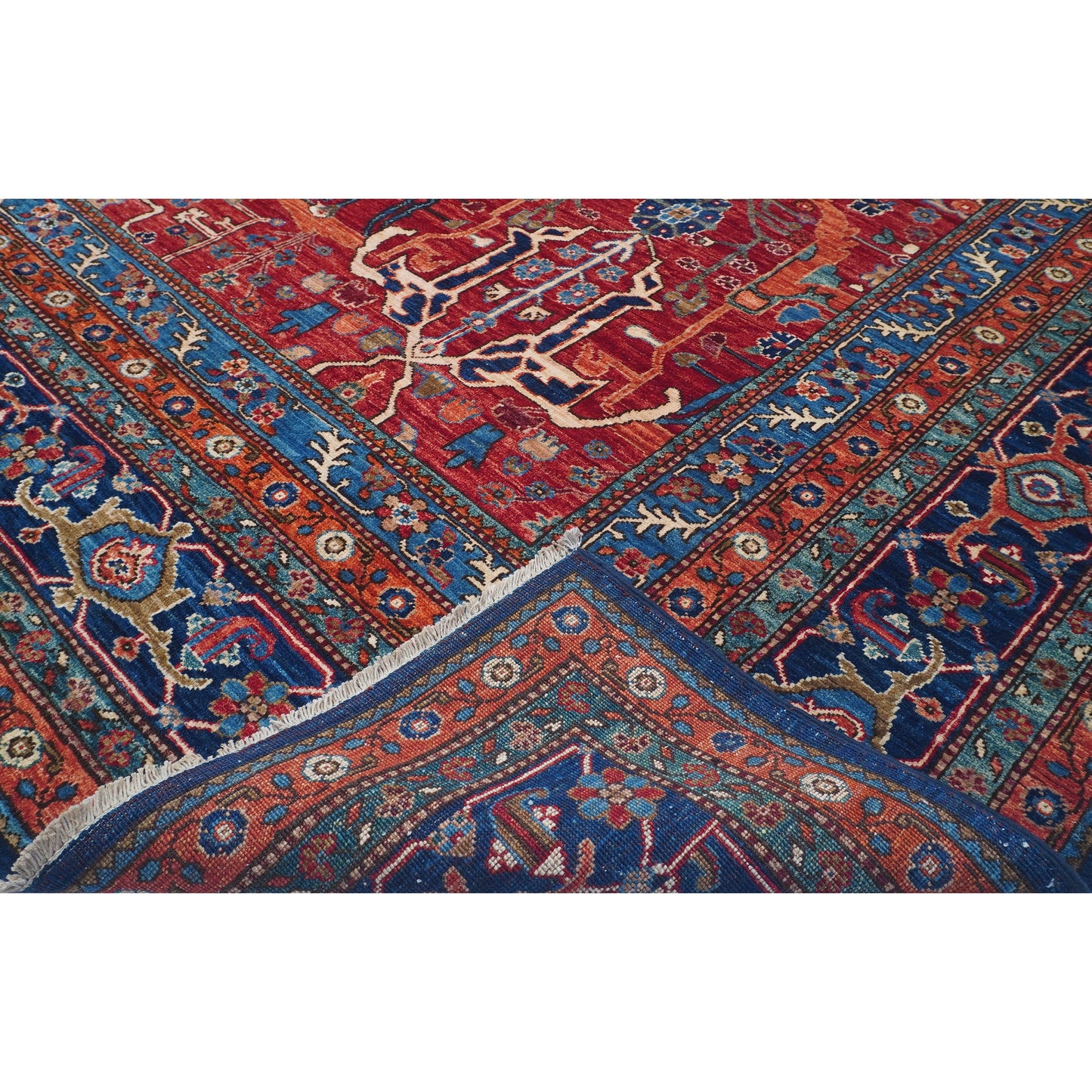 ARYANA ARYAN RED / BLUE 9'10" X 14'