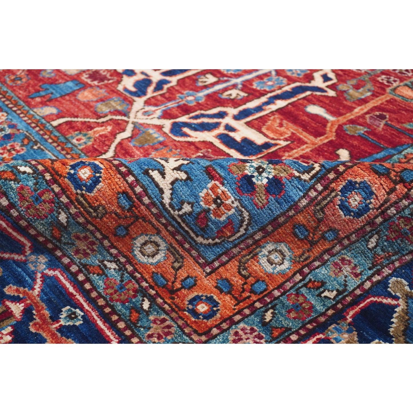 ARYANA ARYAN RED / BLUE 9'10" X 14'
