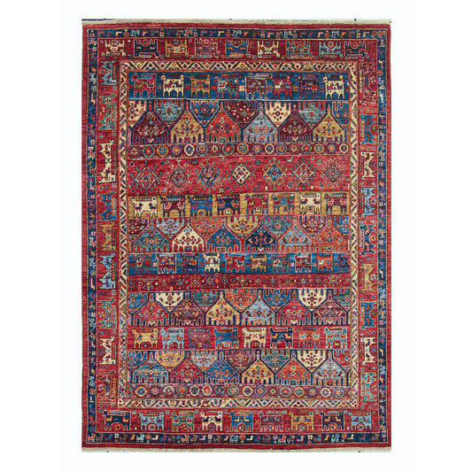 ARYANA ARYAN RED / MULTI 4'11" X 6'10"