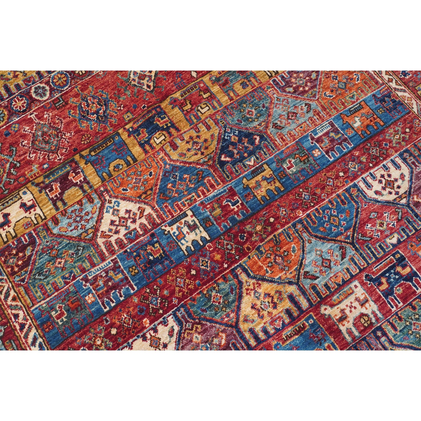 ARYANA ARYAN RED / MULTI 4'11" X 6'10"