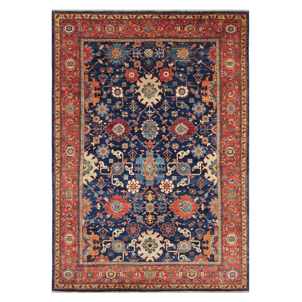 ARYANA ARYAN BLUE / RED 5'10" X 8'5"