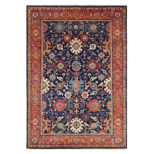 ARYANA ARYAN BLUE / RED 5'10" X 8'5"