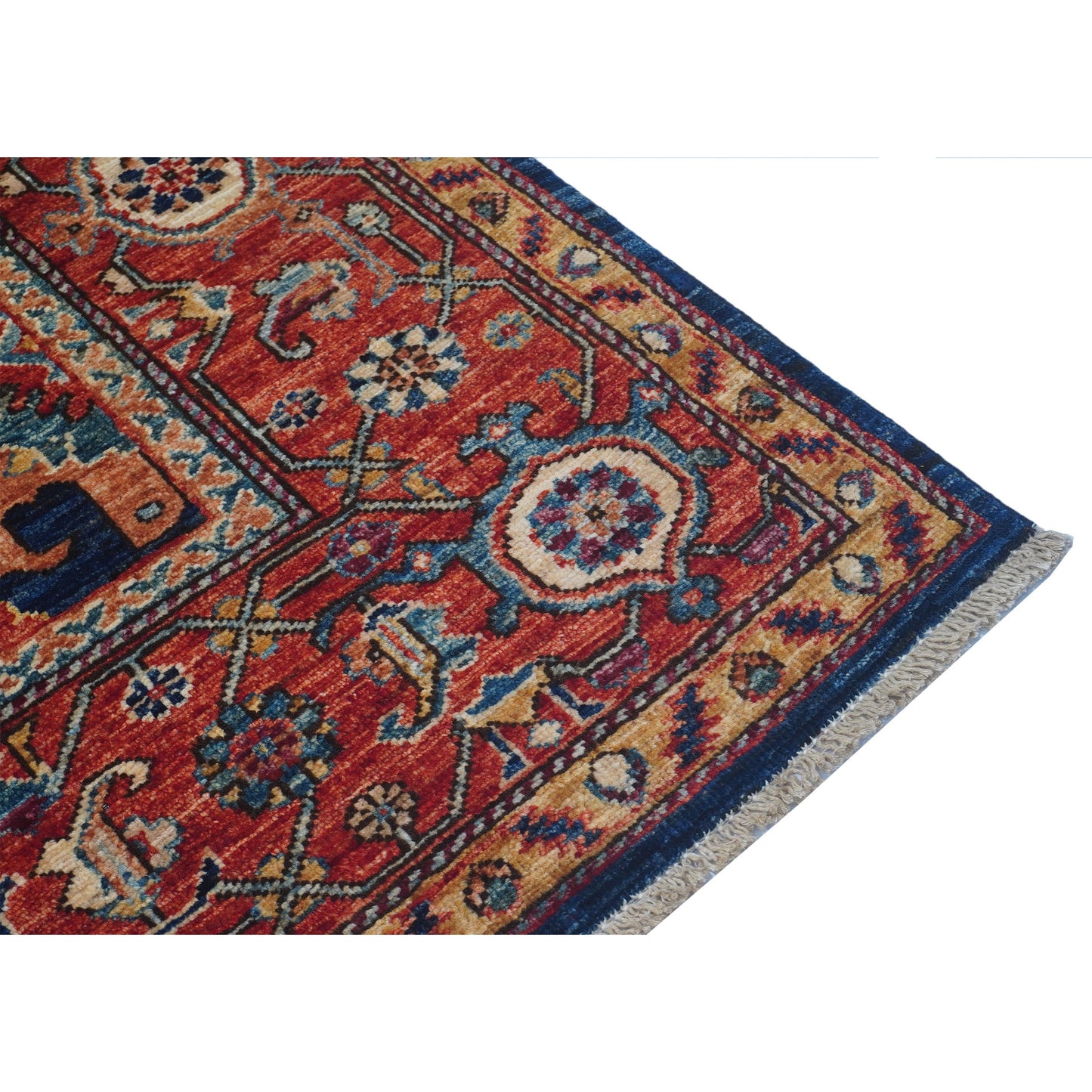 ARYANA ARYAN BLUE / RED 5'10" X 8'5"