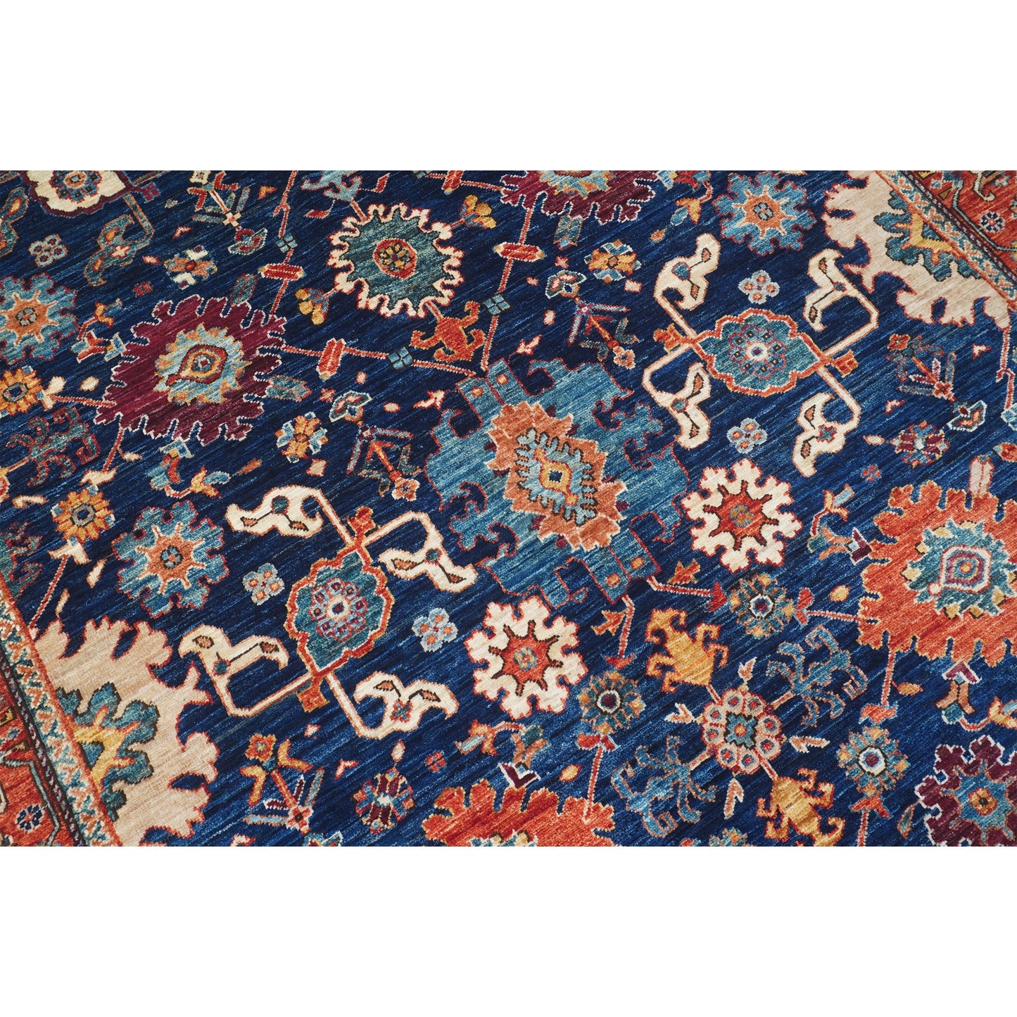 ARYANA ARYAN BLUE / RED 5'10" X 8'5"