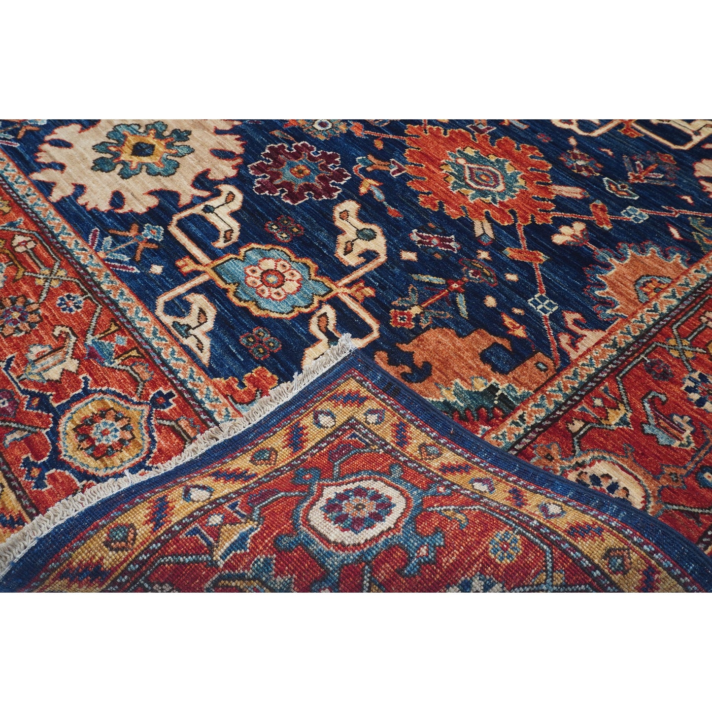 ARYANA ARYAN BLUE / RED 5'10" X 8'5"