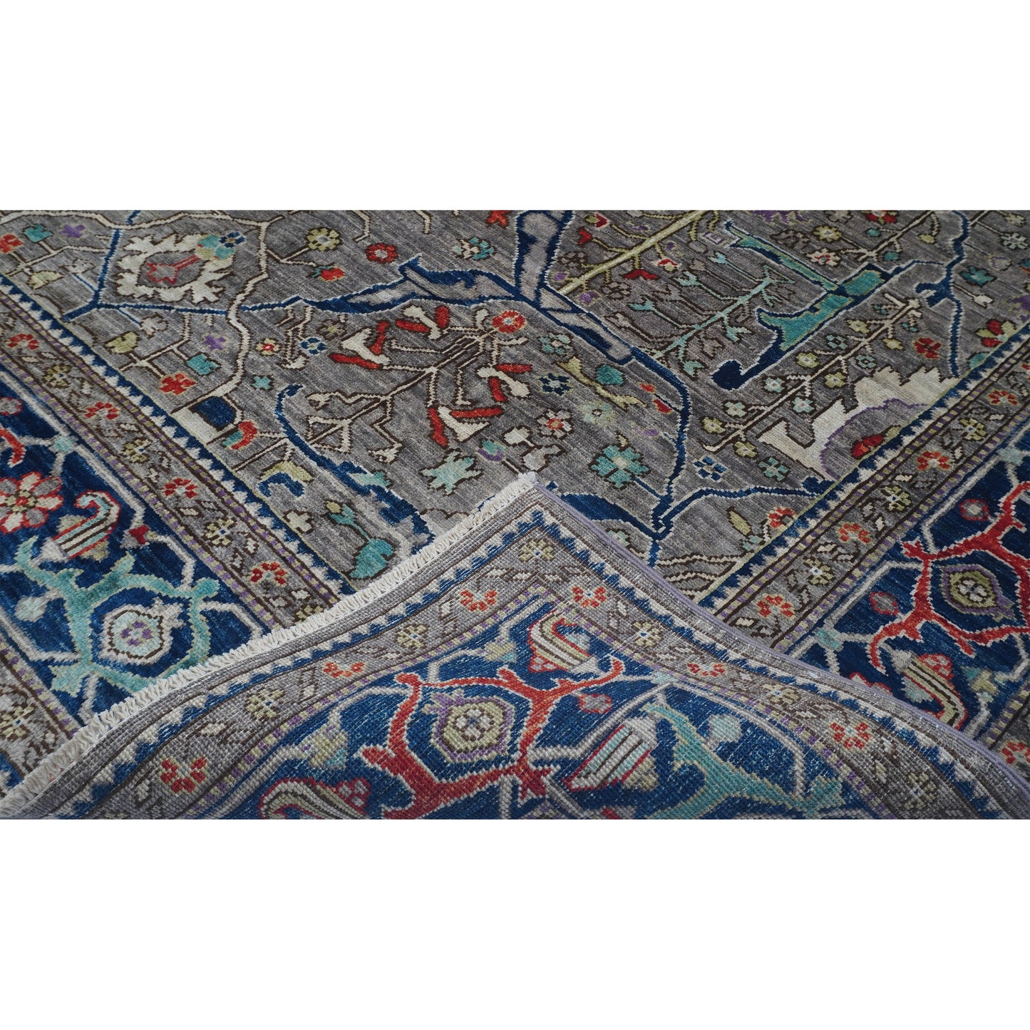 ARYANA SAMAR GREY / BLUE 5'11" X 9'3"