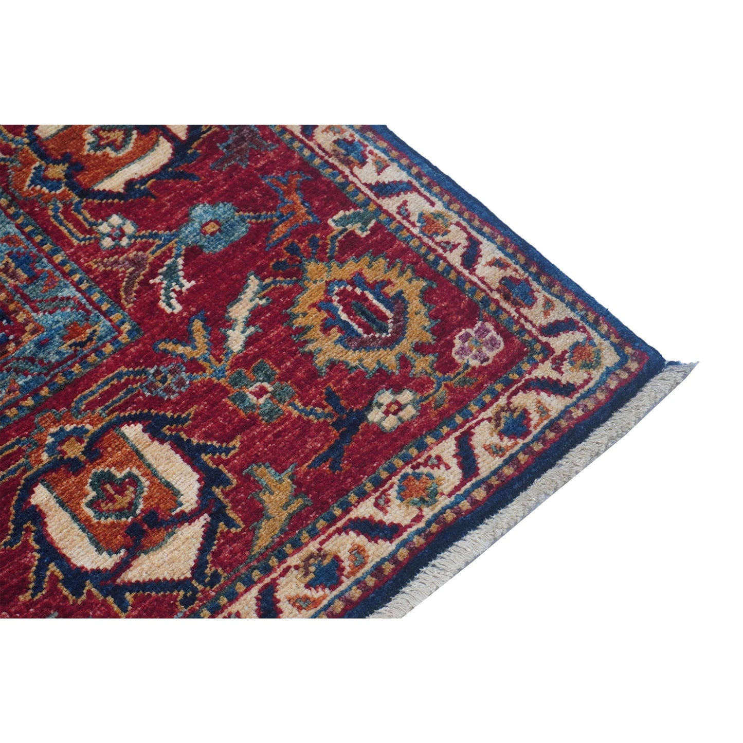 ARYANA ARYAN BLUE / RED 9' X 12'1"