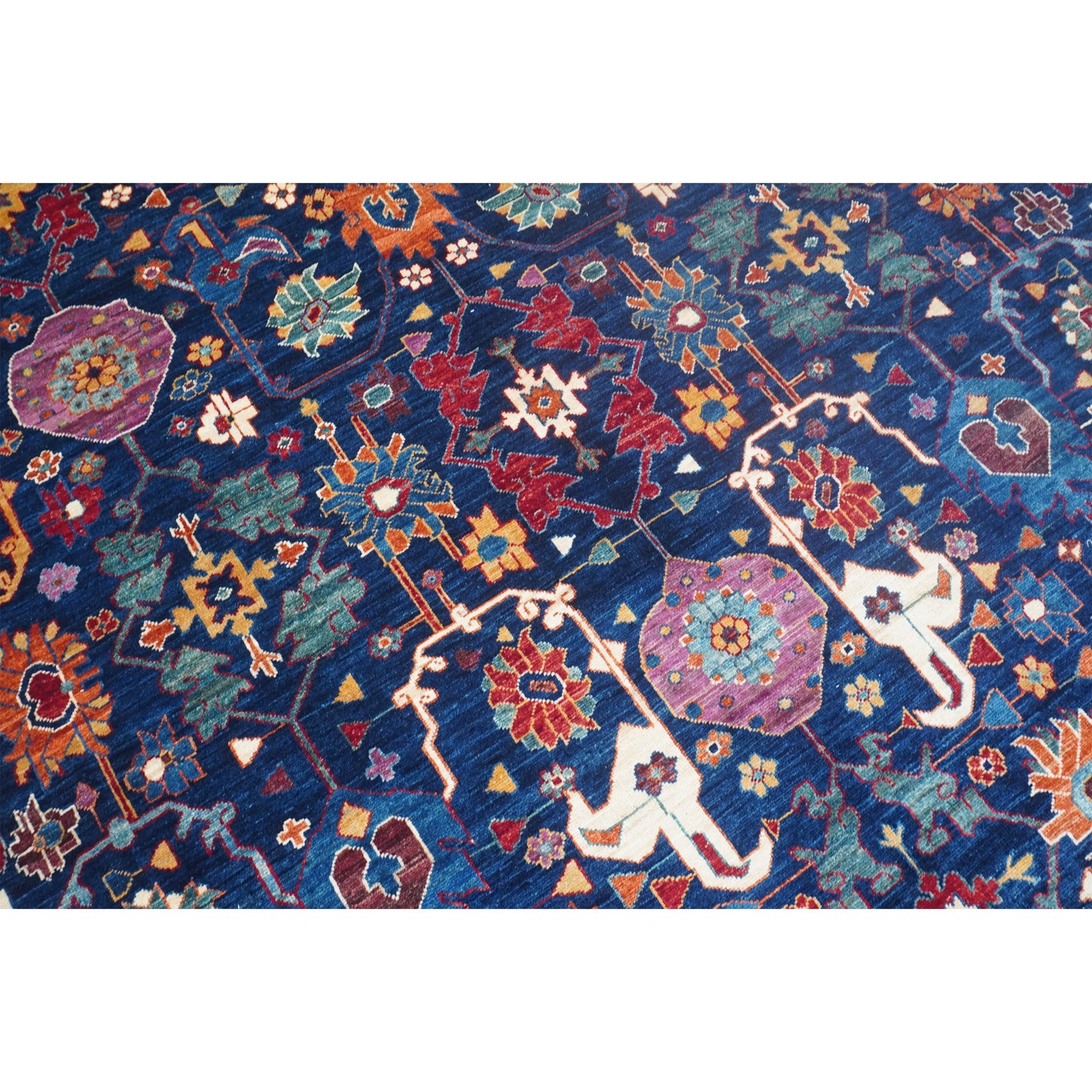 ARYANA ARYAN BLUE / RED 9' X 12'1"