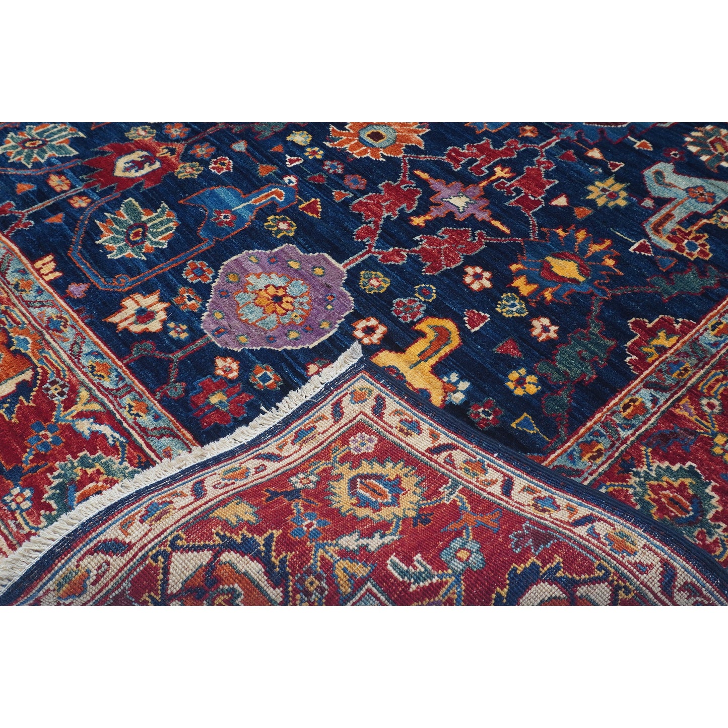 ARYANA ARYAN BLUE / RED 5'9" X 9'