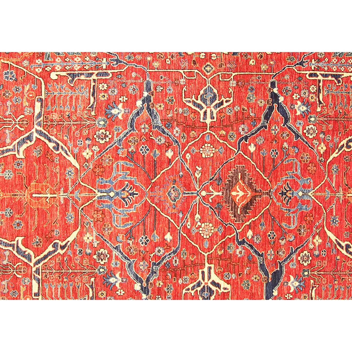 ARYANA ARYAN BLUE / RED 9'9" X 14'3"