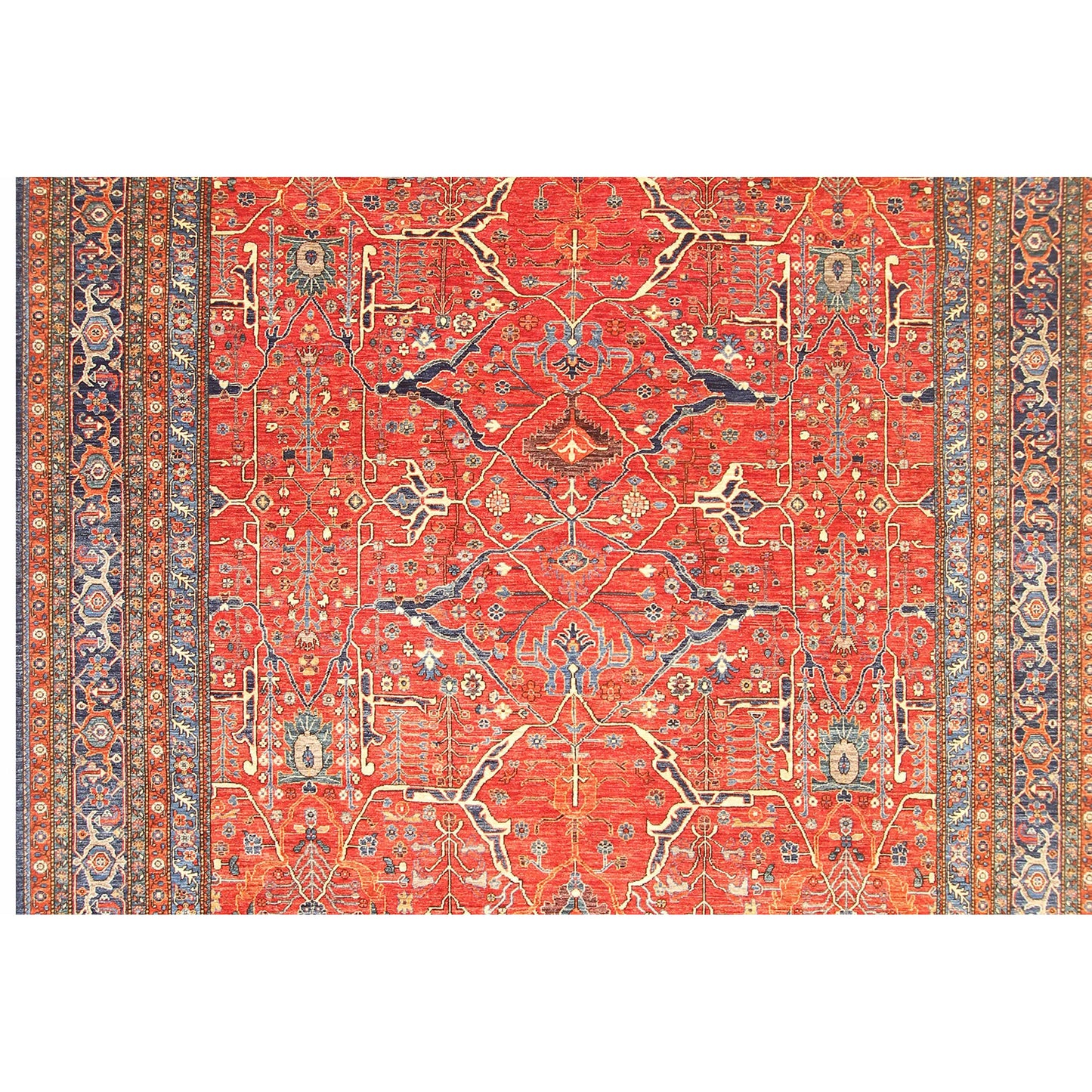ARYANA ARYAN BLUE / RED 9'9" X 14'3"