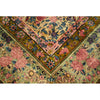 ANTIQUE PERSIAN FINE LAVAR KIRMAN GREEN 9'6" X 15'7"