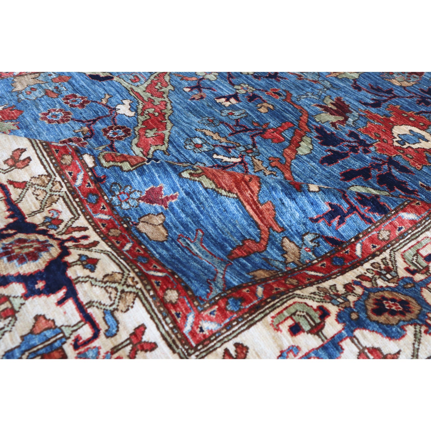 ARYANA ARYAN LIGHT BLUE / IVORY 5'10" X 9'3"